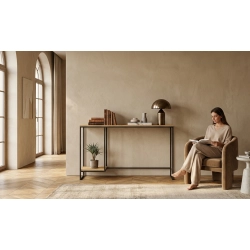 KONSOLA Z DREWNA LITEGO DĄB OLCHA JESION SKD-372